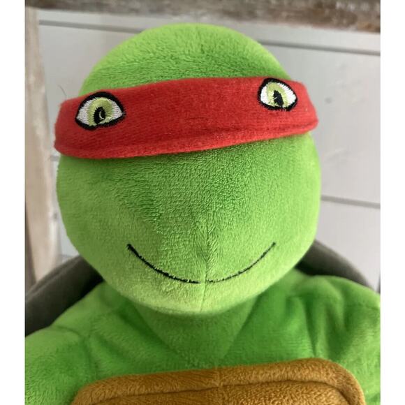 TMNT Teenage Mutant Ninja Turtle Raphael Nickelodeon Plush 24" Pillow Buddy - Picture 3 of 6